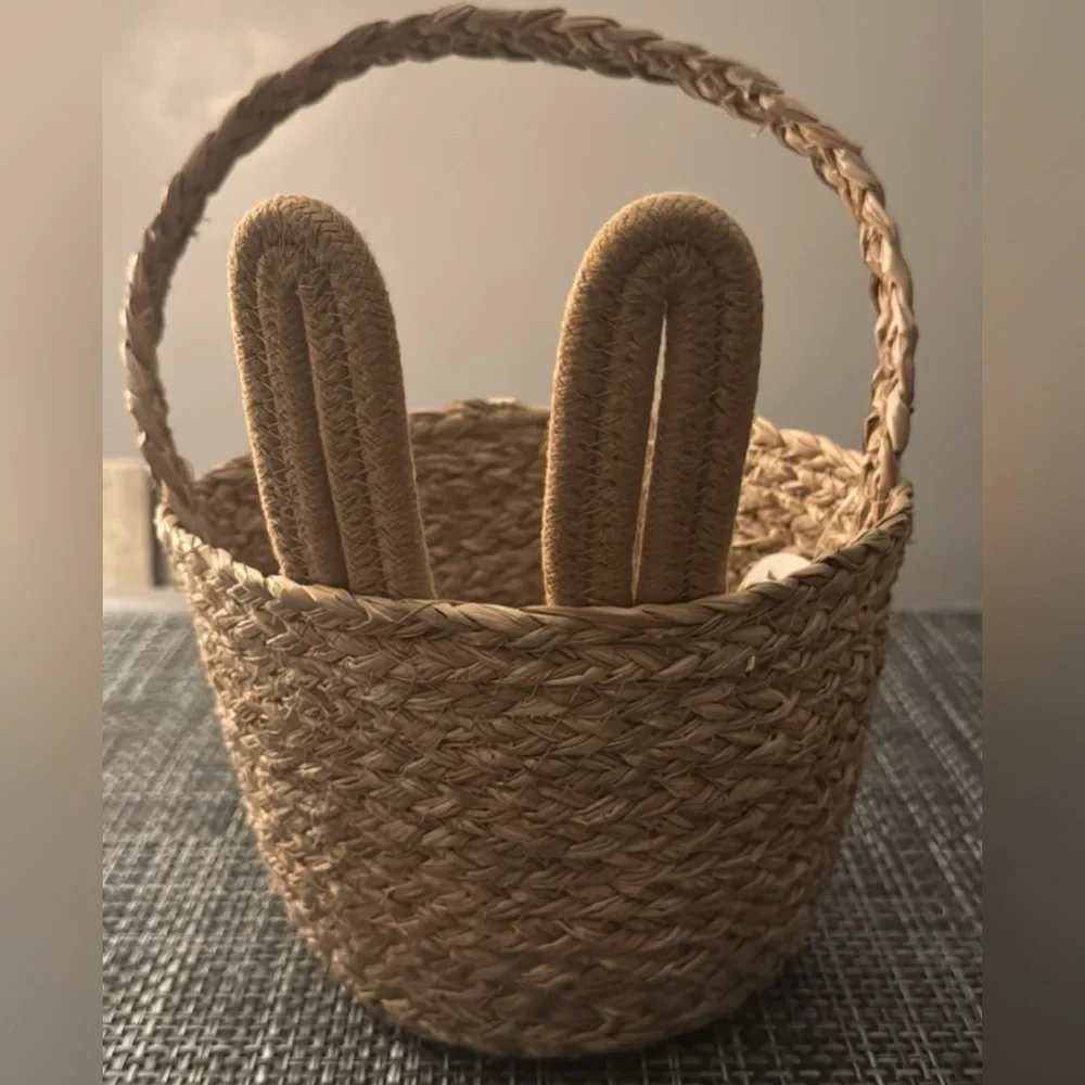 Easter Target Bunny Woven Seagrass Basket Brown. Brand New. Brand New.
